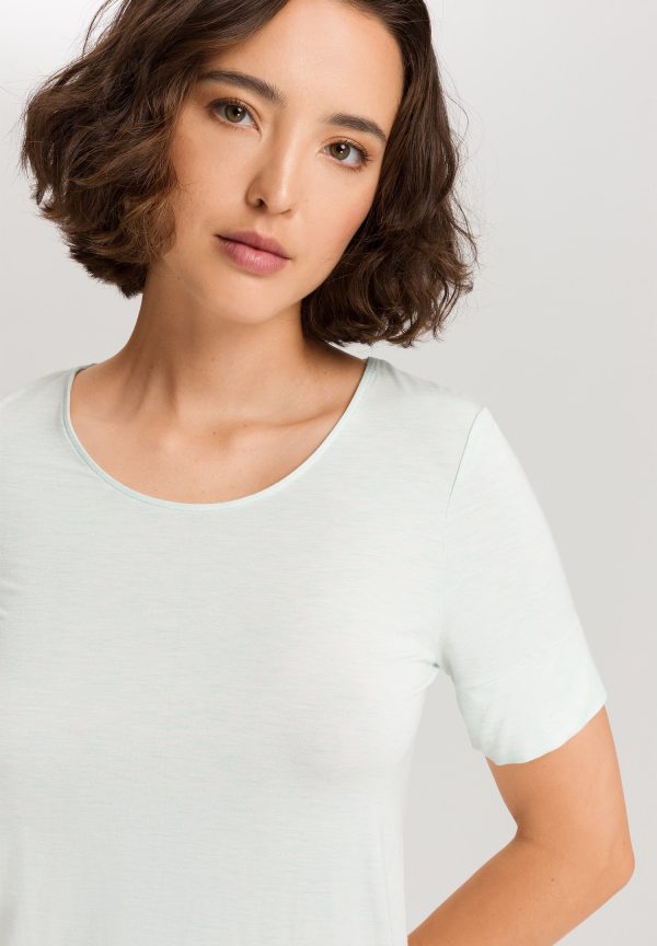 Natural Elegance Relaxed Round Neck Top - Image 5