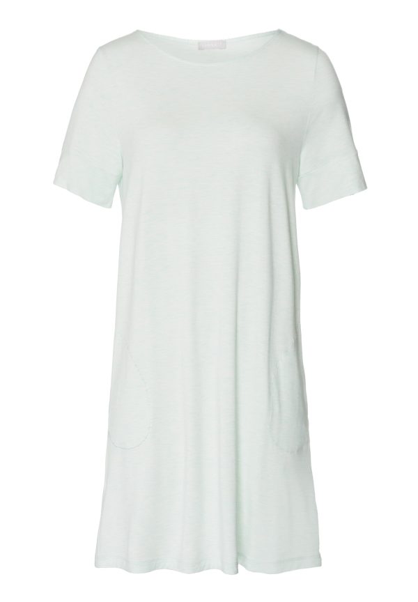 Natural Elegance Soft Round Neck Nightgown