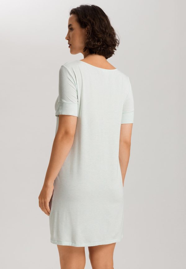 Natural Elegance Soft Round Neck Nightgown - Image 3