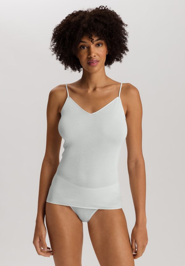 Cotton Seamless V-Neck Cotton Camisole - Image 2