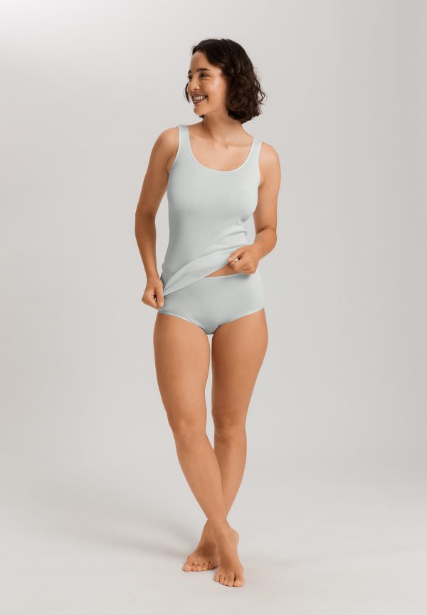 Cotton Seamless Round Neck Cotton Tank Top - Image 3