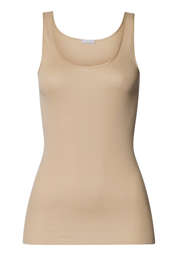 Cotton Seamless Round Neck Cotton Tank Top