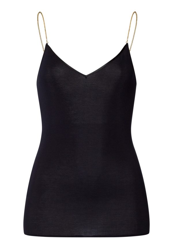 Cotton Seamless Cotton Camisole With Jewelry Strap