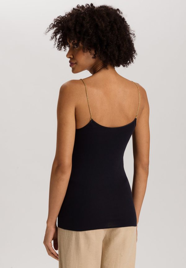 Cotton Seamless Cotton Camisole With Jewelry Strap - Image 3