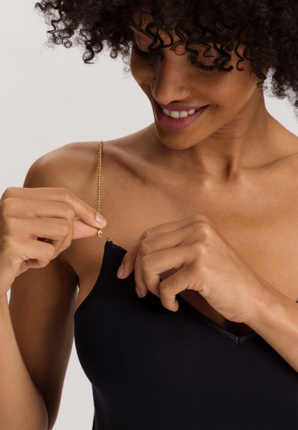 Cotton Seamless Cotton Camisole With Jewelry Strap - Image 6