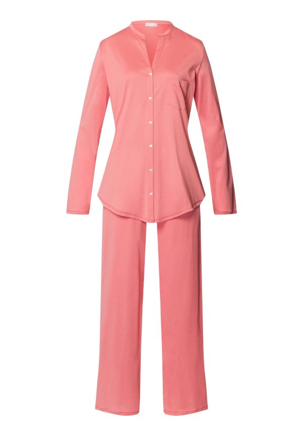 Cotton Deluxe Button Front Pajama Set