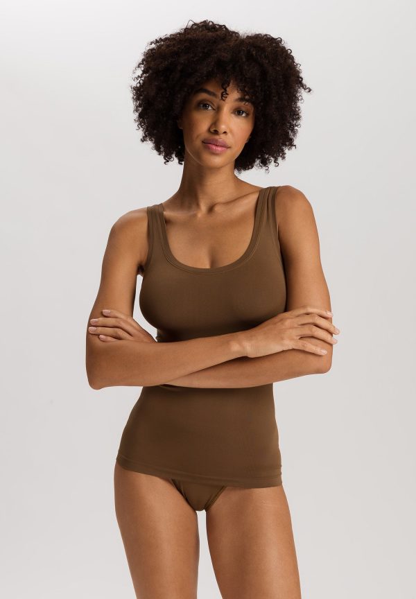 Touch Feeling Round Neck Tank Top - Image 2