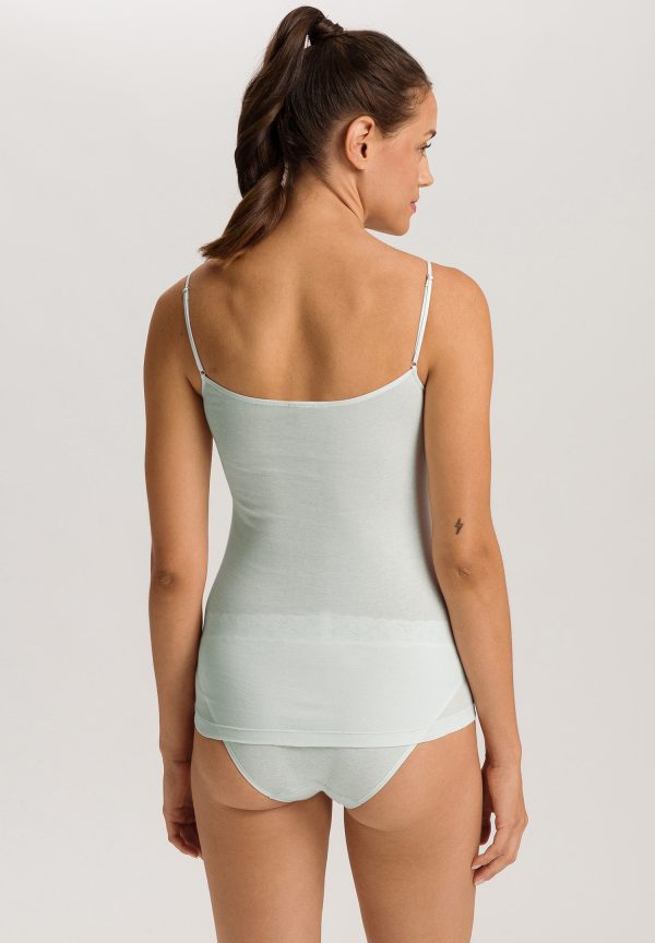 Moments Lace Trim Cotton Camisole - Image 3