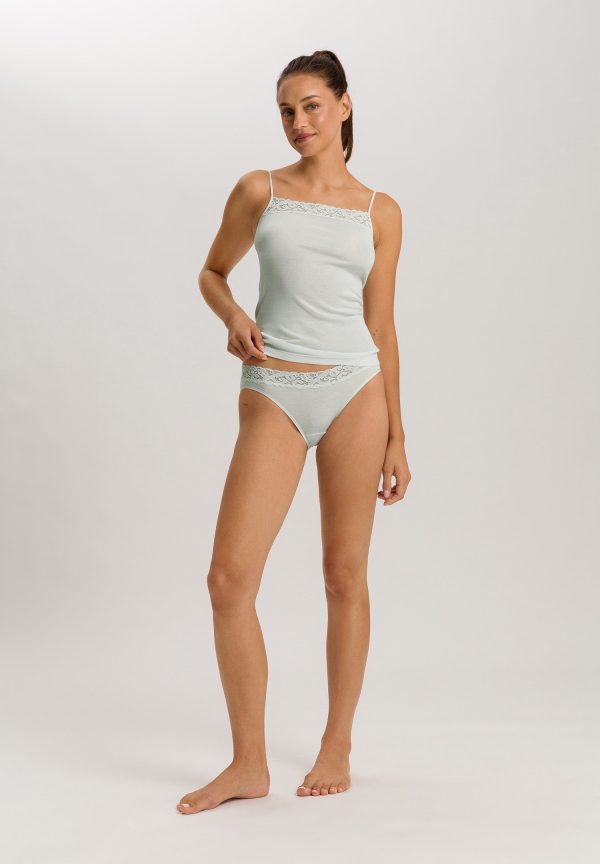 Moments Lace Trim Cotton Camisole - Image 4