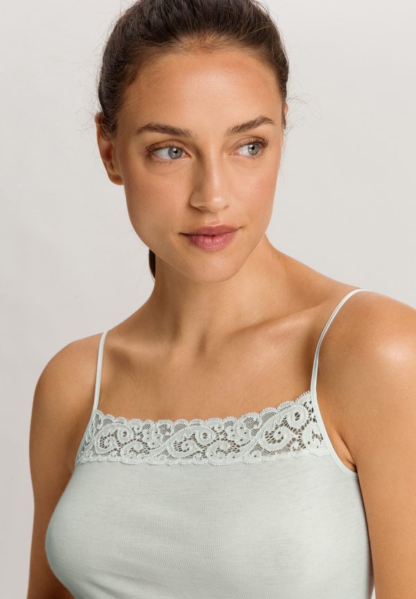 Moments Lace Trim Cotton Camisole - Image 5