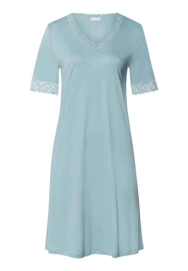 Moments Lace Trim Cotton Nightgown