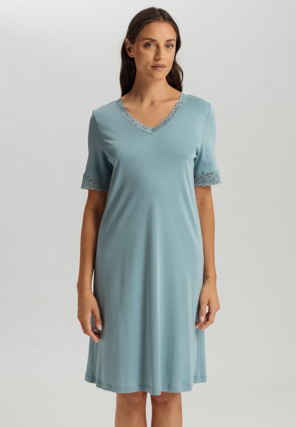 Moments Lace Trim Cotton Nightgown - Image 2