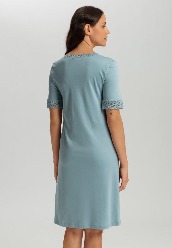 Moments Lace Trim Cotton Nightgown - Image 3