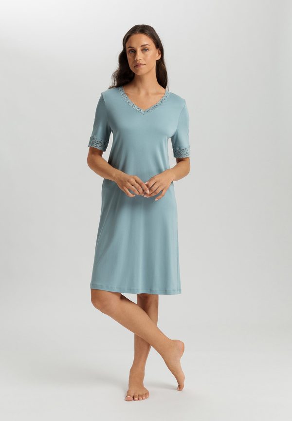 Moments Lace Trim Cotton Nightgown - Image 4