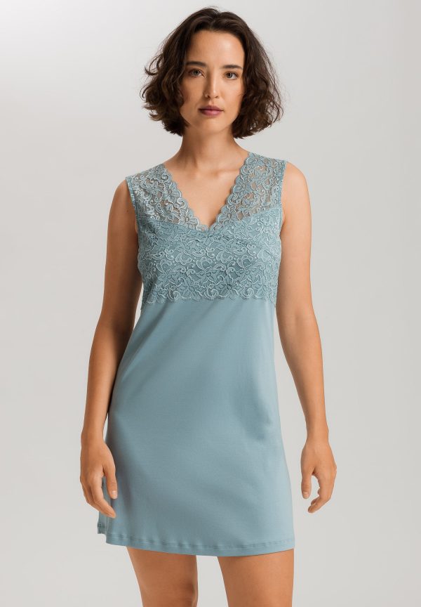 Moments V-Neck Cotton Tank Nightgown - Image 2