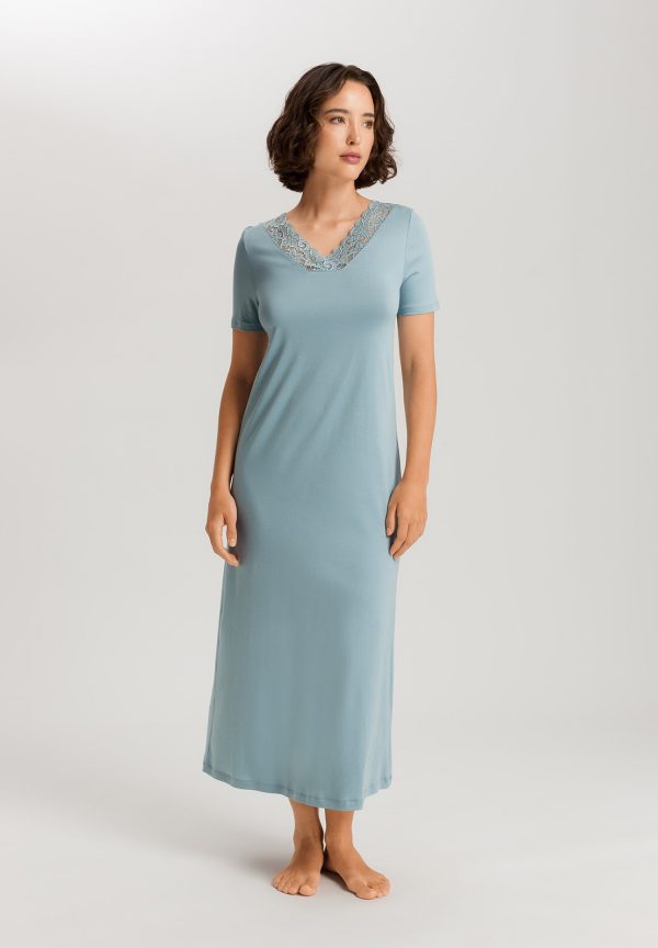 Moments Lace Trim Cotton Nightgown - Image 2