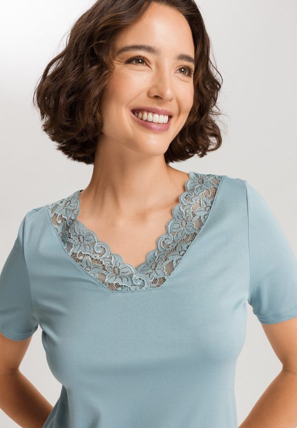 Moments Lace Trim Cotton Nightgown - Image 4
