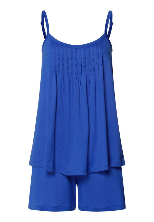 Juliet Pleated Cotton Pajama Set