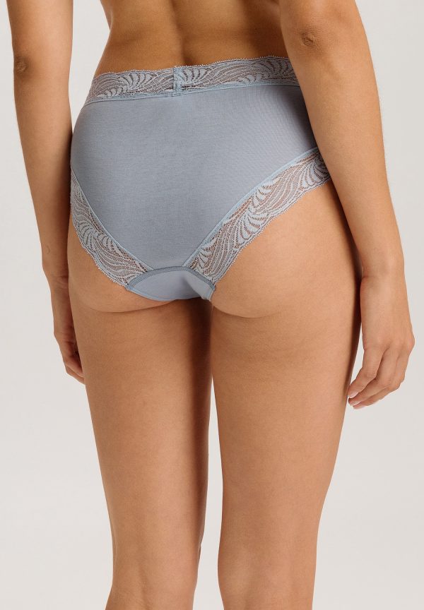 Cotton Delight Lace Trim Cotton Hi-Cut Brief - Image 3