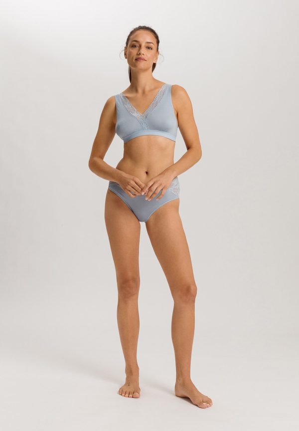 Cotton Delight Lace Trim Cotton Hi-Cut Brief - Image 4