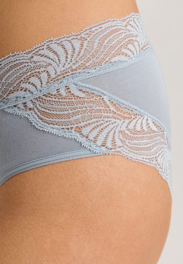 Cotton Delight Lace Trim Cotton Hi-Cut Brief - Image 5