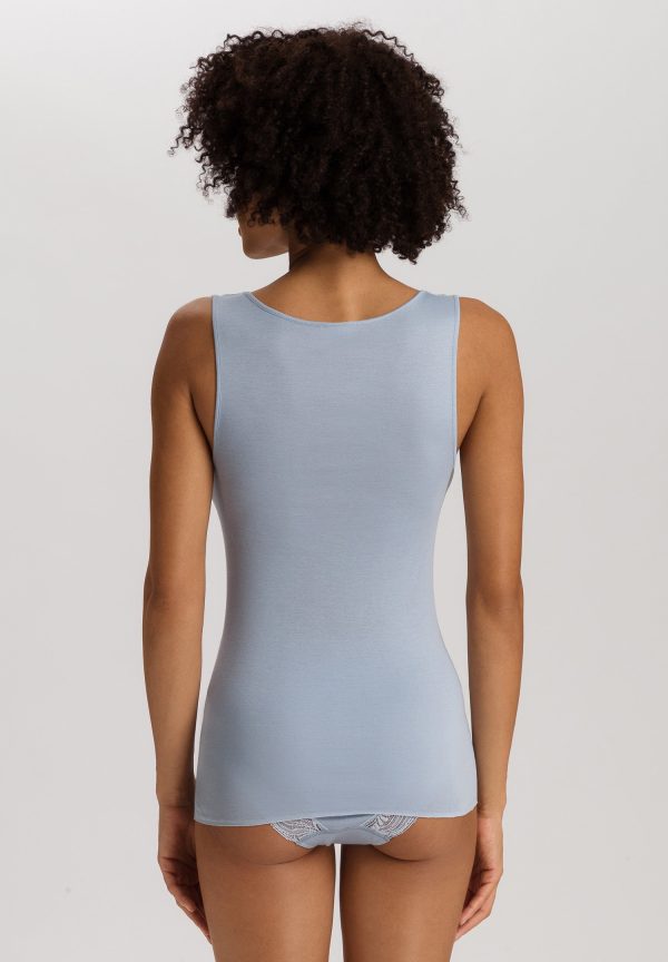 Cotton Delight Lace-Trim Cotton Tank Top - Image 3