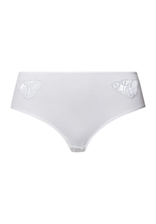 Belina Embroidered Cotton Full Brief