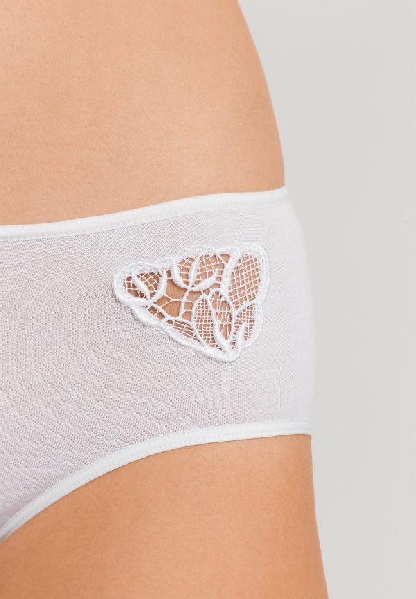 Belina Embroidered Cotton Full Brief - Image 5