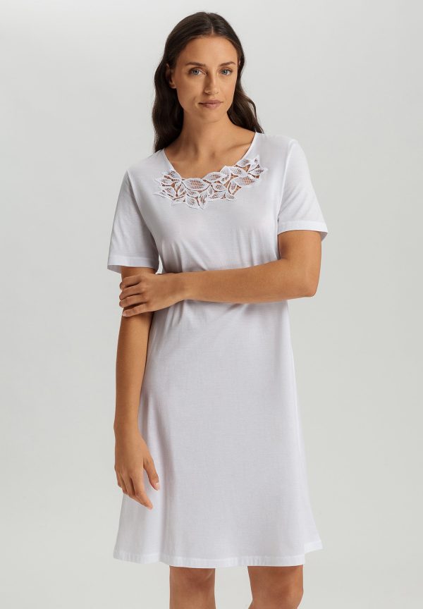 Liz Embroidered Cotton Nightgown - Image 2