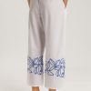 Liz Embroidered Cotton Cropped Pants - Image 3