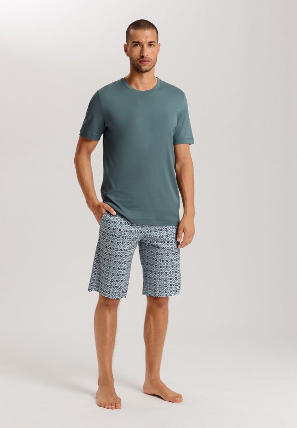 Night And Day Crew Neck Cotton Pajama Set - Image 2