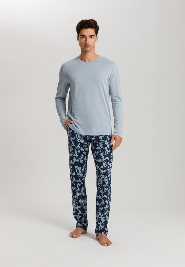 Night And Day Crew Neck Cotton Pajama Set - Image 2