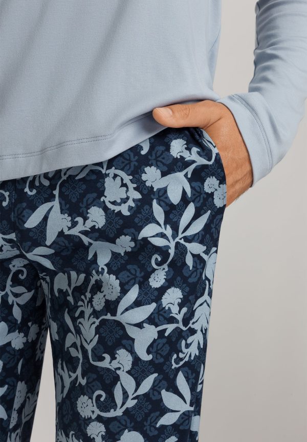 Night And Day Crew Neck Cotton Pajama Set - Image 5