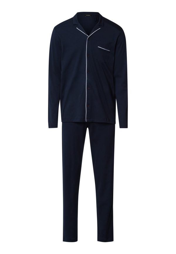 Night And Day Button Front Cotton Pajama Set