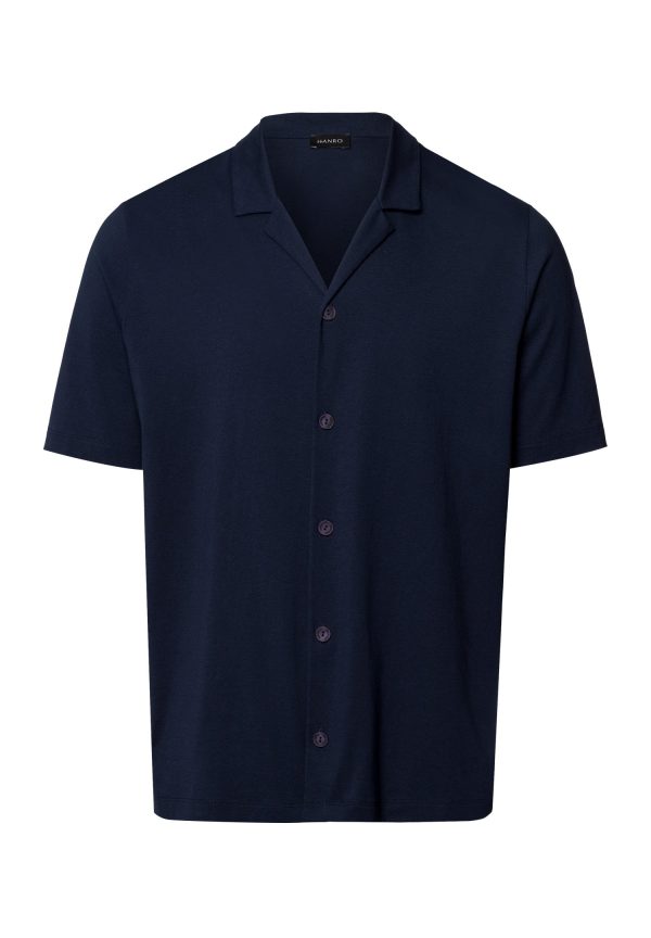 Night And Day Notch Collar Button Front Cotton Shirt