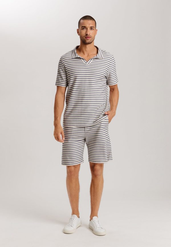 Loungy Summer Organic Cotton Drawsting Shorts - Image 4