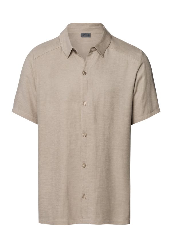 Urban Casuals Linen Blend Button Front Shirt