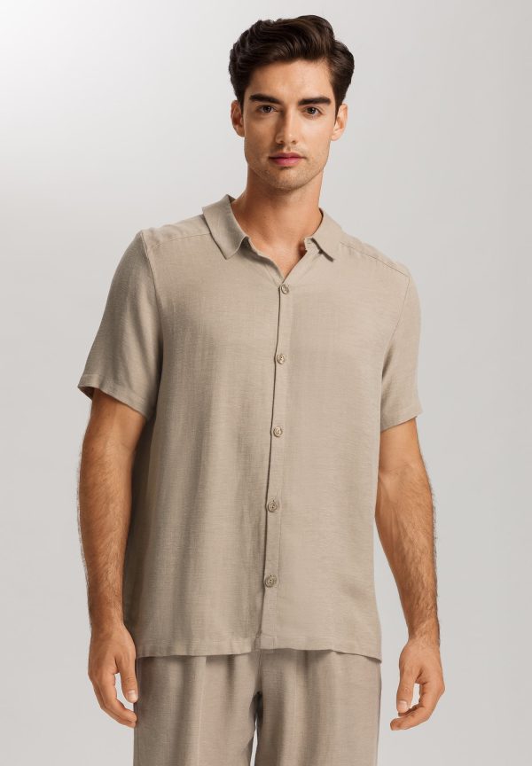 Urban Casuals Linen Blend Button Front Shirt - Image 2