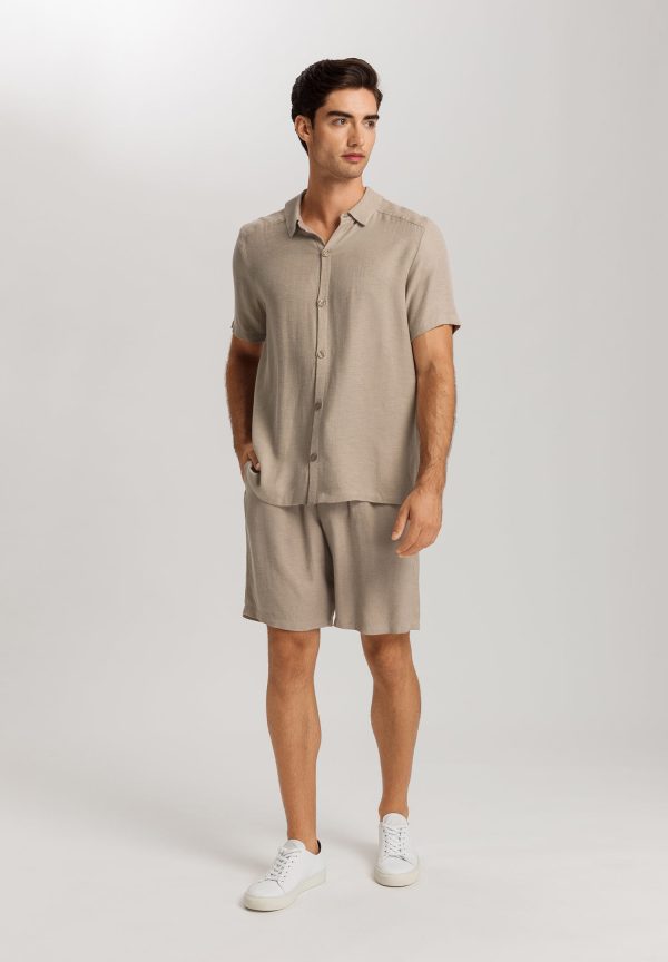 Urban Casuals Linen Blend Button Front Shirt - Image 4