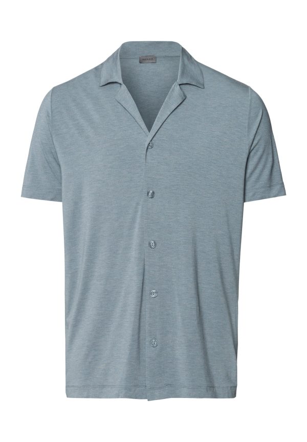 Casuals Notch Collar Button Front Shirt