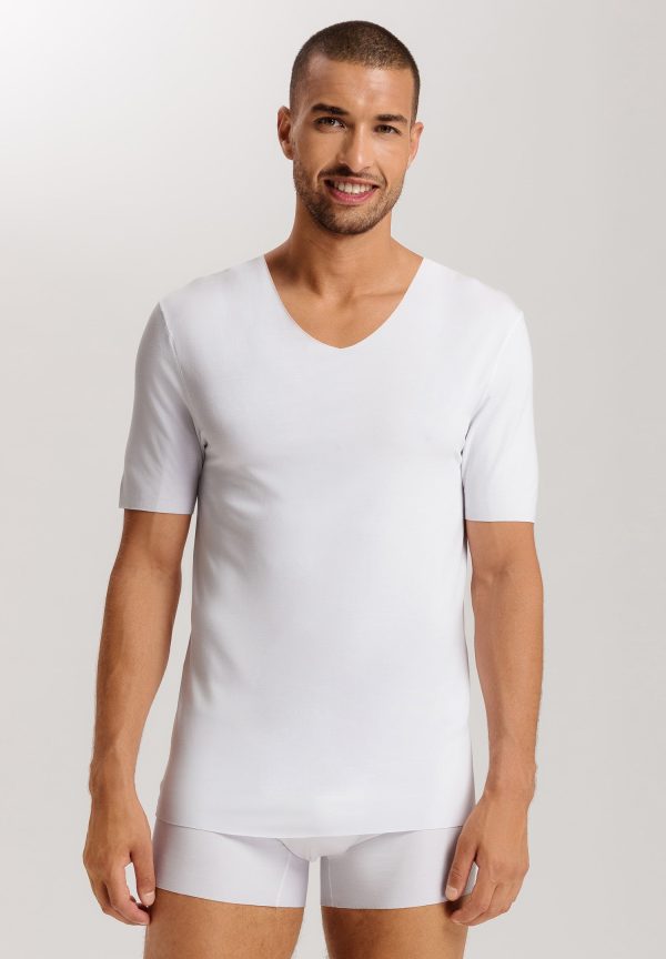 Clean Cut Seamless V-Neck T-Shirt - Image 2